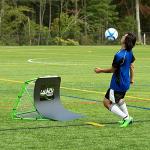 Franklin Sports Soccer Return Ramp - Soccer Launch Ramp - Portable Soccer Trainer and Rebounder - 38"x42"x35.75" Soccer Return