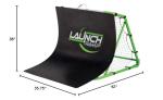 Franklin Sports Soccer Return Ramp - Soccer Launch Ramp - Portable Soccer Trainer and Rebounder - 38"x42"x35.75" Soccer Return