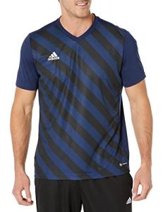 adidas Mens Entrada 22 Graphic Jersey Team Navy Blue/Black Small