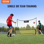 VEVOR 2-in-1 Portable Soccer Rebounder Net