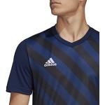 adidas Mens Entrada 22 Graphic Jersey Team Navy Blue/Black Small