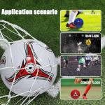 Youlina 6 Pack Soccer Balls with Pump and Needles, Size 3/4/5 Inflatable Soccer Ball Set for Adults, Training Games, Practice Gifts, Christian Charity and Donation Supplies