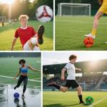 Youlina 6 Pack Soccer Balls with Pump and Needles, Size 3/4/5 Inflatable Soccer Ball Set for Adults, Training Games, Practice Gifts, Christian Charity and Donation Supplies