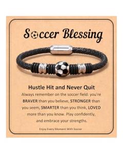 HGDDER Soccer, Soccer Gifts, Soccer Bracelets Accessories Stuff for 7/8/10/11/12/13 Year Old Teen Team Grandson Brother Gift Ideas