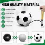 Yasuwekik Soccer Ball Donation Kit - 6 Size 5 Soccer Balls, 6 Ball Pump, 6 Mesh Sport Bags, 12 Needles