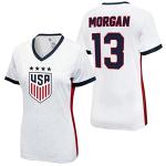 Icon Sports Official U.S.Women National Soccer Team Game Day Shirt - Womens - WNT81GD White Red Alex Morgan S