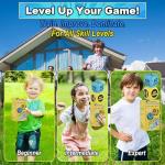 Soccer Training Dice Set - 2 Pack Ideal Soccer Gifts for Boys 8-12, Girls, Teams & Coaching Drills - Practice Equipment with Action & Time Challenge Mode - Fun Sports Games for Kids(Blue + Yellow)