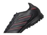 adidas Unisex-Kids Copa Pure 3 League Turf Soccer, Black/Carbon/Lucid Red, 4