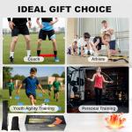 Speed Agility Training Equipment Set, Agility Ladder 20ft, 12 Football Cones, Resistance Running Parachute, Jump Rope, 5 Resistance Bands, Football Soccer Basketball Fitness Drills for Kids Adults