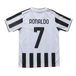LeenBD 2021/2022 New #7 Ronaldo Kids Soccer Jersey & Shorts Youth Size (White,26..)