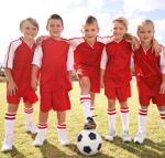 Soccer Jersey Boys,Uniform Kids Soccer Jersey for Girls 7# Football Soccer Set 3 Piece (Red, 24(8-9Years))