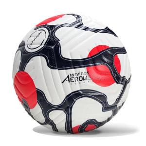 Torvinas Soccer Ball Size 5 with Pump, Waterproof PU Leather - Professional Training & Official Match Ball, Includes Inflation Needle & Net Storage Bag for Outdoor & Indoor Games