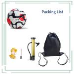 Torvinas Soccer Ball Size 5 with Pump, Waterproof PU Leather - Professional Training & Official Match Ball, Includes Inflation Needle & Net Storage Bag for Outdoor & Indoor Games