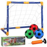 Soccer Goal for Backyard Set, Portable Soccer Goal Training Equipment, Mini Soccer Net with Soccer Ball for Sports Game, Soccer Set for Kids and Youth 23" W×18" H×12" D