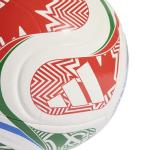 adidas Unisex-Adult World Cup Soccer Ball, White/Vivid Red/Glory Blue/Green, 5