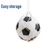 DHYLRICHER 6 Pcs Deflated Soccer Ball Bulk with Pump Size 5 Sport Soccer Ball Training Ball for Adult Soccer for Game Match Birthday Party Gift