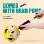 Toddler Soccer Ball Size 2 - Soft Kids Soccer Ball 2 Pack for Ages 1-3 3-5 - Cartoon Sports Toys for Boys Girls - 5.8” Small Ball for Indoor/Outdoor Games for Yard Games