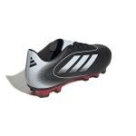 adidas Unisex-Adult Goletto IX Firm Ground/Multi Ground Soccer, Black/White/Better Scarlet, 9