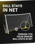 Portable 12' x 6' Soccer Goal for Backyard Fun