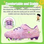 Kids Soccer Cleats Boys Girls Football Cleats Youth Football Shoes Tacos De Futbol para Niños Turf Low-Top Soccer Shoes Baseball Boots Professional Training Equipment