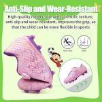 Kids Soccer Cleats Boys Girls Football Cleats Youth Football Shoes Tacos De Futbol para Niños Turf Low-Top Soccer Shoes Baseball Boots Professional Training Equipment