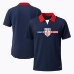 Icon Sports Officially Licensed US Soccer Federation Game Day T-Shirt - Unisex Adult - USSF319GD Navy XL
