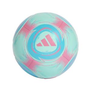 adidas Unisex-Adult Messi Club Soccer Ball, Flash Aqua/Lucid Cyan/Lucid Pink,