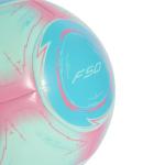 adidas Unisex-Adult Messi Club Soccer Ball, Flash Aqua/Lucid Cyan/Lucid Pink,