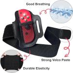 Leg Strap for Nintendo Switch Sports Play Soccer/for Switch OLED Model Ring Fit Adventure Bundle Leg Fixing Band,Adjustable Adults Elastic Sports Strap for Nintendo Switch Sports(4 Pack)