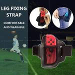 Leg Strap for Nintendo Switch Sports Play Soccer/for Switch OLED Model Ring Fit Adventure Bundle Leg Fixing Band,Adjustable Adults Elastic Sports Strap for Nintendo Switch Sports(4 Pack)