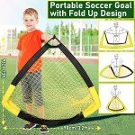 Happy Jump Pop-Up Folding Soccer Goal 5'x3.6