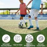 Layway Pinnies Team Practice Vests for Child Youth Teen Adult,Mesh Scrimmage Jersey for Soccer Football Basketball,Set of 12/24 (Red-6 + Blue-6, Child/5-10 Years Old)