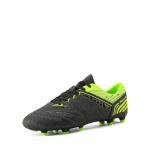 DREAM PAIRS Mens Sport Flexible Athletic Lace Up Light Weight Outdoor Cleats Football Soccer Shoes,Size 10,Black/Neon/Green,160859-M