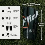 Flick Soccer Smart Shin Guards - Track and Anaylze Performance - Soccer Accessory for Training and Games - Extremely Lightweight - One Size Fits All