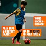 Flick Soccer Smart Shin Guards - Track and Anaylze Performance - Soccer Accessory for Training and Games - Extremely Lightweight - One Size Fits All