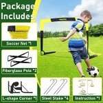 Happy Jump Pop-Up Folding Soccer Goal 5'x3.6