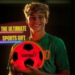 Light Up Soccer Ball, Glow in The Dark Ball NO 5, Soccer Gifts for Boys 8-12, 12-14 Year Old, Kids & Teens Gift Ideas, Sports Toys for Boy & Girl Ages 8 9 10 11 12 13 14 15, Glowing Outdoor Activity