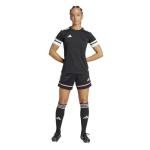 adidas Women's Squadra 25 Soccer Shorts, Black/Black/Easy Pink, Medium