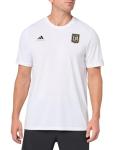 adidas Men's Los Angeles Football Club LAFC MLS Short Sleeve T-Shirt, White LAFC Small Logo, Medium