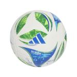 adidas Unisex-Adult MLS Training Soccer Ball,White/Green/Glory Blue/Solar Blue,4