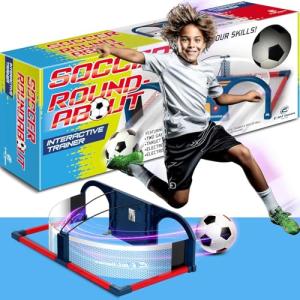 Soccer Training Set | Foot-Eye Coordination, Improve First Touch & Ball Control, Agility and Skill Development Equipment