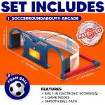 Soccer Training Set | Foot-Eye Coordination, Improve First Touch & Ball Control, Agility and Skill Development Equipment