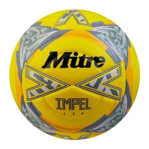Mitre IMPEL Soccer Ball – Training Soccer Balls for Kids & Youth - Durable 6-Panel Construction - Soft-Touch Foam & Hyperflow Grooves - All-Weather Soccer Practice Equipment for Grass or Astroturf