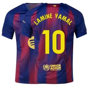 Lamine Yamal #10 Men Soccer Jersey Fan Version 25/26 (US, Alpha, Medium, Regular, Regular, Blue)