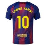 Lamine Yamal #10 Men Soccer Jersey Fan Version 25/26 (US, Alpha, Medium, Regular, Regular, Blue)