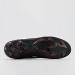 New Balance Men's 442 Team Fg V2 Soccer Shoe, Black/White/Red, 8.5 Wide