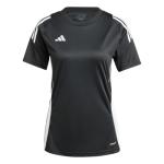 adidas Womens Tiro 24 Jersey, Black/White, Medium