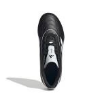 adidas Unisex-Kids Goletto IX Turf Soccer, Black/White/Black, 13