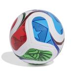 adidas Unisex-Adult World Cup Soccer Ball, White/Team Royal Blue/Solar Blue/Power Red, 5