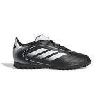 adidas Unisex-Kids Goletto IX Turf Soccer, Black/White/Black, 13